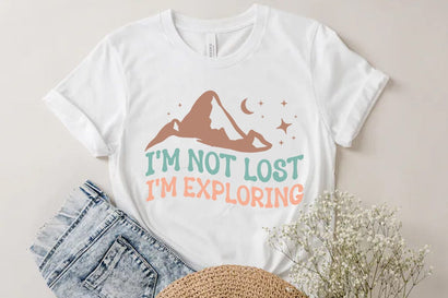 Camping Outdoor Mountain SVG, I'm not lost im exploring SVG FiveStarCrafting 