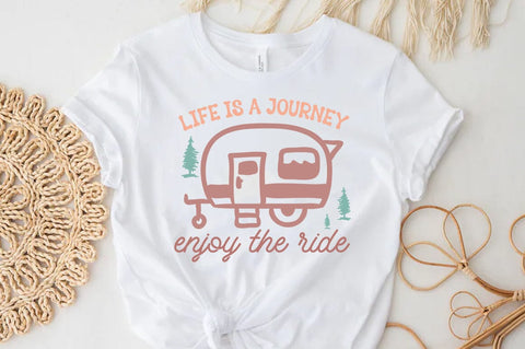 Camping Outdoor Mountain SVG, Life is a journey enjoy the ride SVG FiveStarCrafting 