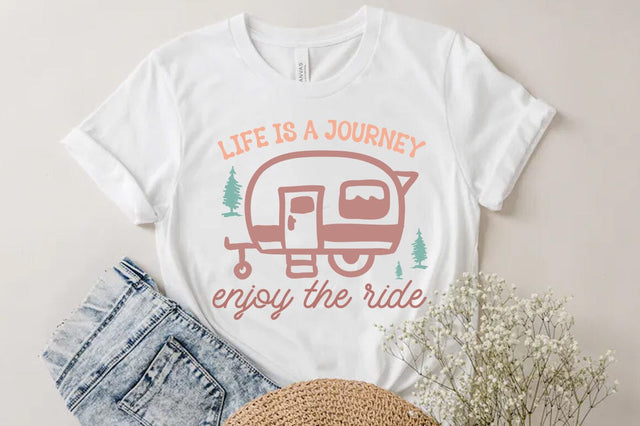 Camping Outdoor Mountain SVG, Life is a journey enjoy the ride SVG FiveStarCrafting 