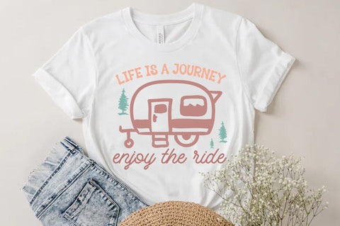 Camping Outdoor Mountain SVG, Life is a journey enjoy the ride SVG FiveStarCrafting 