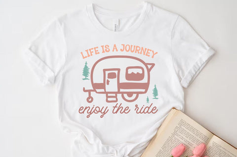 Camping Outdoor Mountain SVG, Life is a journey enjoy the ride SVG FiveStarCrafting 