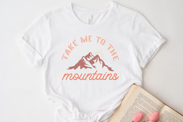 Camping Outdoor Mountain SVG, Take me to the mountains SVG FiveStarCrafting 