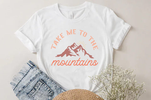 Camping Outdoor Mountain SVG, Take me to the mountains SVG FiveStarCrafting 
