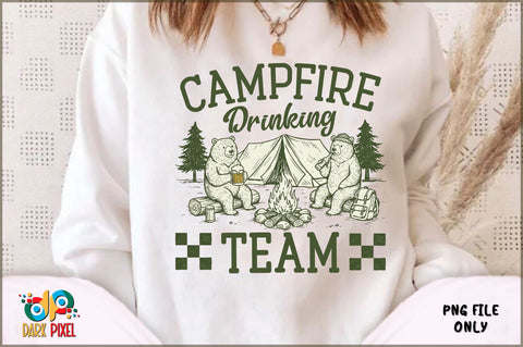 Camping PNG Bundle, Camper Life PNG Sublimation Shetara Begum 