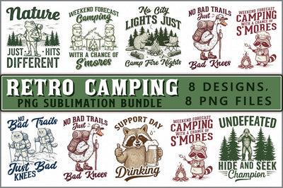 Camping PNG Bundle, Camping Queen Sublimation Shetara Begum 