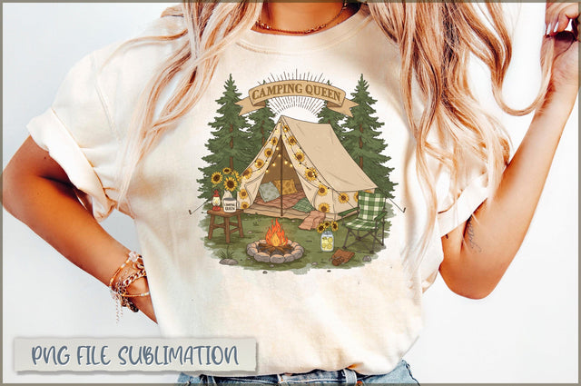 Camping Queen Sublimation Sublimation Shetara Begum 