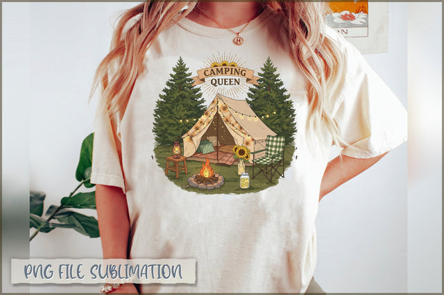 Camping Queen Sublimation Sublimation Shetara Begum 
