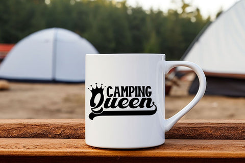 Camping Queen svg Design SVG Regulrcrative 