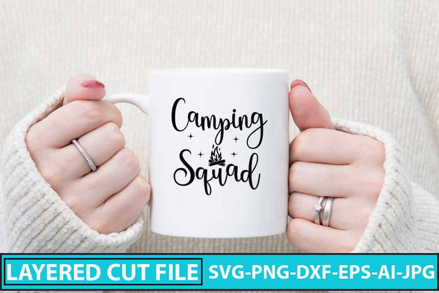 Camping Squad SVG Cut File SVG Syaman 
