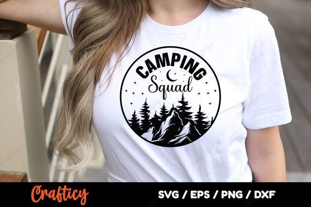 Camping squad SVG Design SVG Designangry 