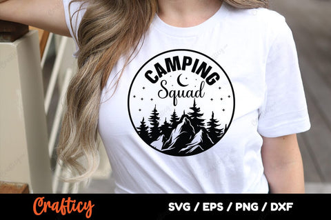 Camping squad SVG Design SVG Designangry 
