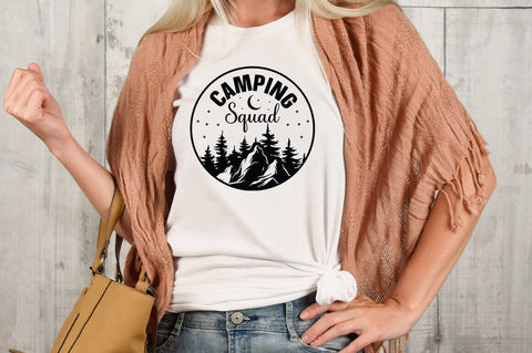 Camping squad SVG Design SVG Designangry 