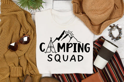 Camping Squad SVG SVG dapiyupi store 
