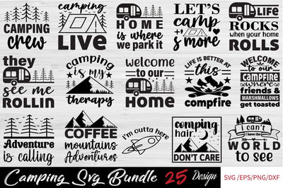 Camping SVG Bundle SVG Angelina750 