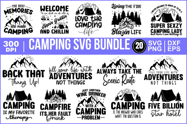 Camping SVG Bundle SVG Designangry 