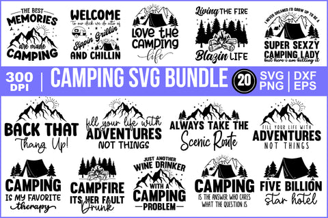 Camping SVG Bundle SVG Designangry 