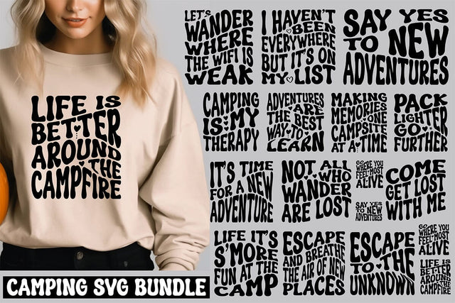 Camping SVG Bundle SVG nirmal108roy 