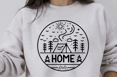 Camping Svg Bundle SVG Regulrcrative 