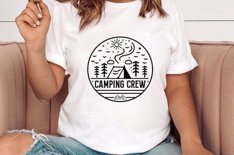 Camping Svg Bundle SVG Regulrcrative 