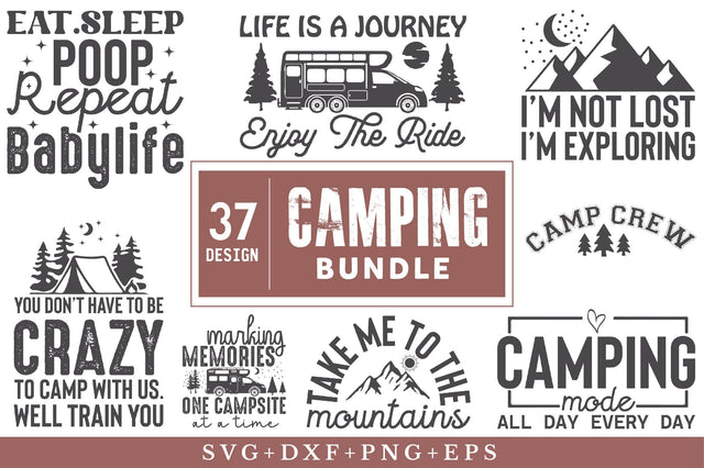 Camping Svg Bundle SVG Rupkotha 