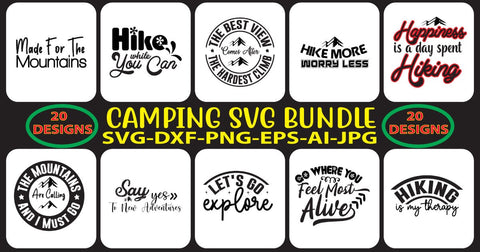 CAMPING-SVG-BUNDLE SVG Syaman 