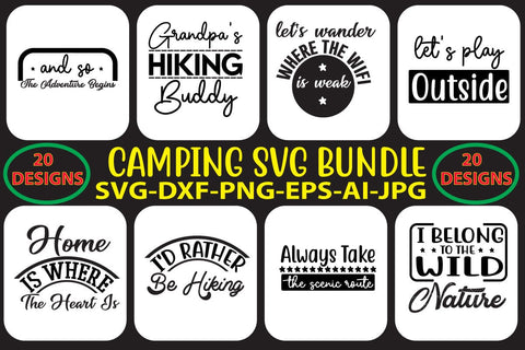 CAMPING-SVG-BUNDLE SVG Syaman 