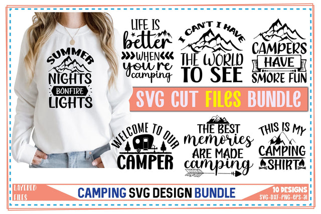 Camping SVG Bundle Vol.07 SVG Craftlabsvg24 