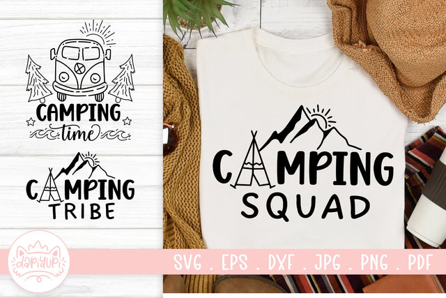 Camping SVG Cut File SVG dapiyupi store 