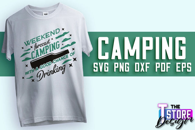 Camping SVG Design | Adventure Design | Summer Camping Vibes SVG The T Store Design 