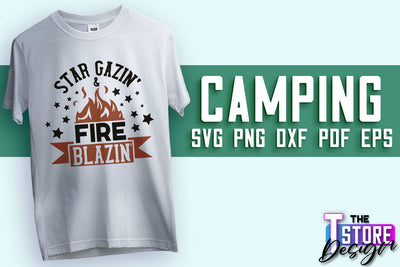 Camping SVG Design | Adventure Design | Summer Camping Vibes SVG The T Store Design 