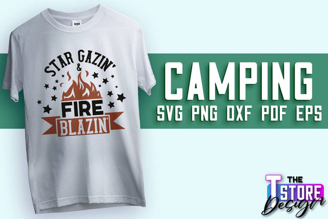 Camping SVG Design | Adventure Design | Summer Camping Vibes SVG The T Store Design 