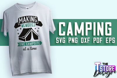 Camping SVG Design | Adventure Design | Summer Camping Vibes SVG The T Store Design 