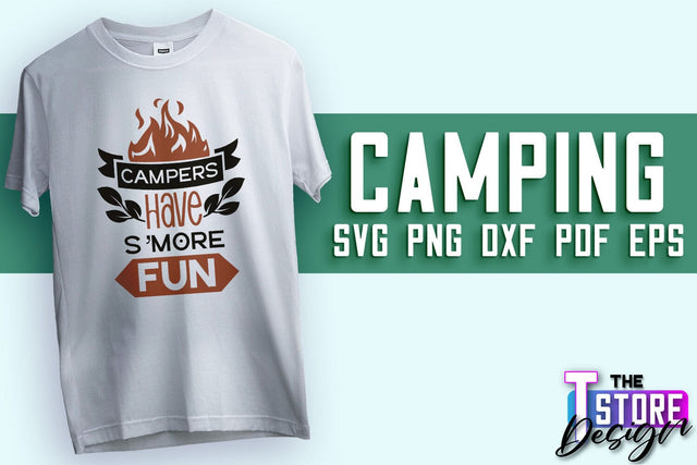 Camping SVG Design | Adventure Design | Summer Camping Vibes SVG The T Store Design 