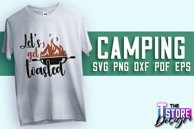 Camping SVG Design | Adventure Design | Summer Camping Vibes SVG The T Store Design 