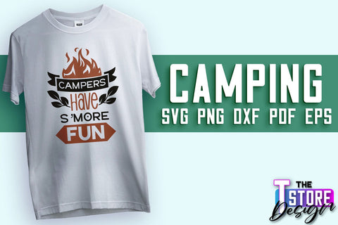 Camping SVG Design | Adventure Design | Summer Camping Vibes SVG The T Store Design 