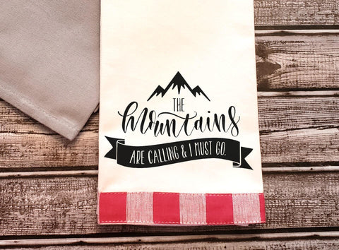 Camping SVG | The Mountains are Calling and I Must Go | Mountains SVG SVG Ikonart Design Shop 
