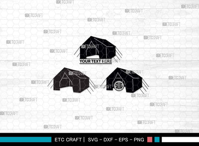 Camping Tent SVG, Camping Tent Silhouette, Camping Svg, Tent Svg, Summer Svg, Tourist Tent Svg, Camping Tent Bundle SVG ETC Craft 