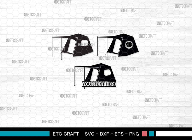 Camping Tent SVG, Camping Tent Silhouette, Camping Svg, Tent Svg, Summer Svg, Tourist Tent Svg, Camping Tent Bundle SVG ETC Craft 