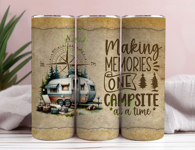 camping tumbler, outdoor tumbler, hiking drinkware, camping gifts Sublimation PixelChick 