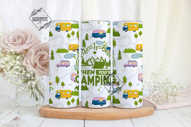 Camping Tumbler Png, Camping Tumbler Wrap, Sublimation Tumbler, Tumbler Wrap, Tumbler Wrap Png, 20oz Skinny Tumbler, Instant Download Sublimation sassyprint 