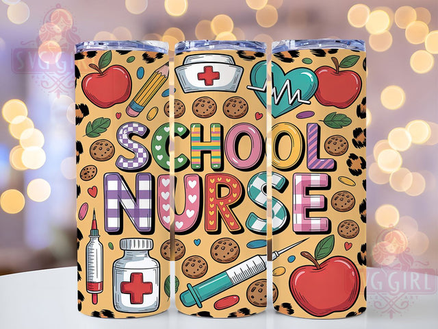 Campus Caregiver Nurse Tumbler, Campus Healthcare Gift, Education Medical Staff, Nurse Appreciation Present, School Staff Tumbler, Medical Office Gift, Sublimation Template Sublimation SvggirlplusArt 