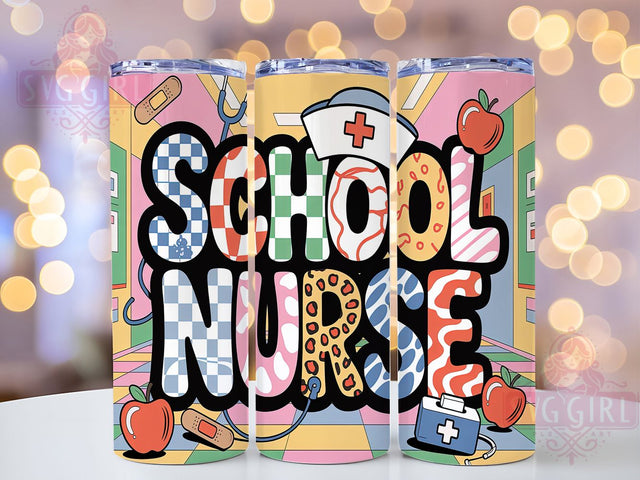 Campus Caregiver Nurse Tumbler, Campus Healthcare Gift, Education Medical Staff, Nurse Appreciation Present, School Staff Tumbler, Medical Office Gift, Sublimation Template Sublimation SvggirlplusArt 