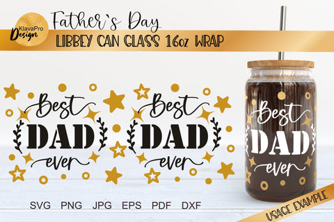 Can glass wrap svg bunlde| Father`s day layered templates SVG SVG Klava P 