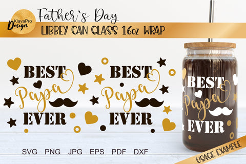 Can glass wrap svg bunlde| Father`s day layered templates SVG SVG Klava P 