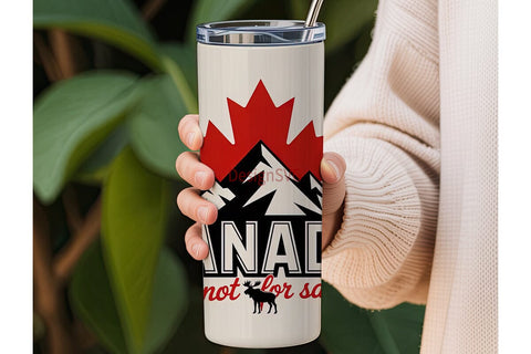 Canada Moose Tumbler Design Sublimation DesignSVG 