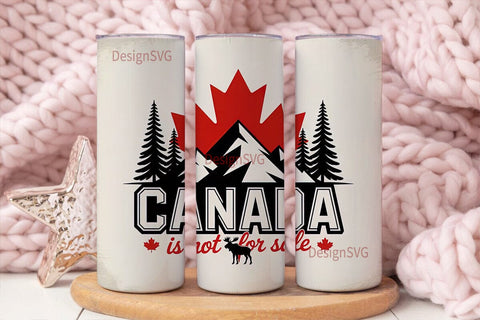 Canada Moose Tumbler Design Sublimation DesignSVG 