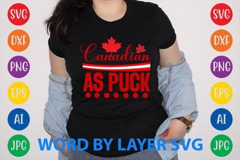 Canadian As Puck svg design SVG Rafiqul20606 