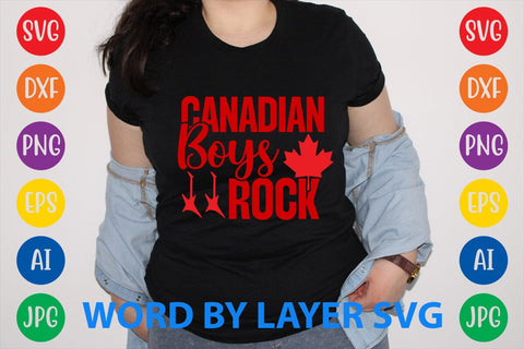 Canadian Boys Rock svg design SVG Rafiqul20606 