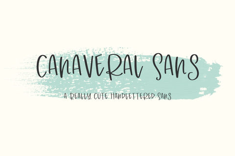 Canaveral Sans Font Beck McCormick 