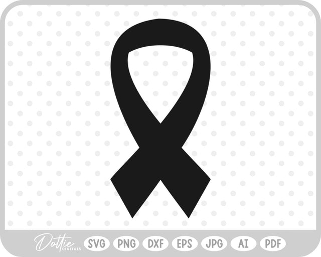 Cancer Awareness Ribbon SVG DottieDigitals 